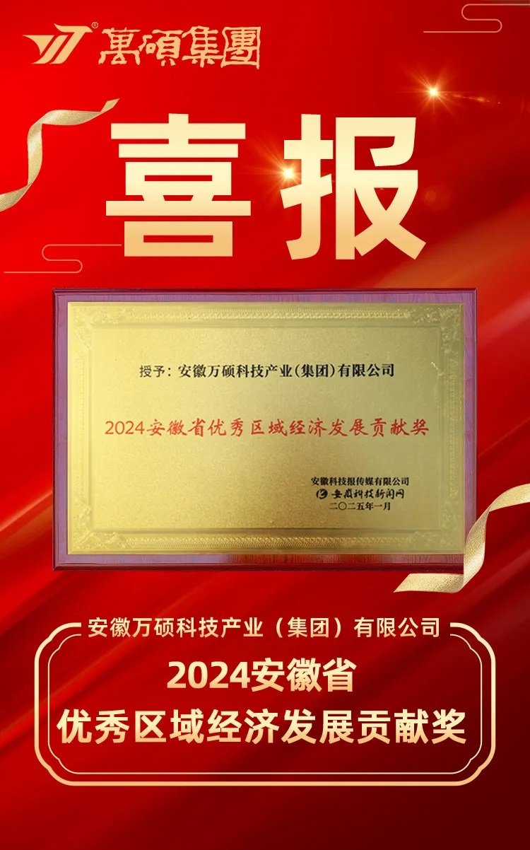 助力区域经济结硕果 | 尊龙凯时集团荣获“2024安徽省优秀区域经济发展贡献奖”！